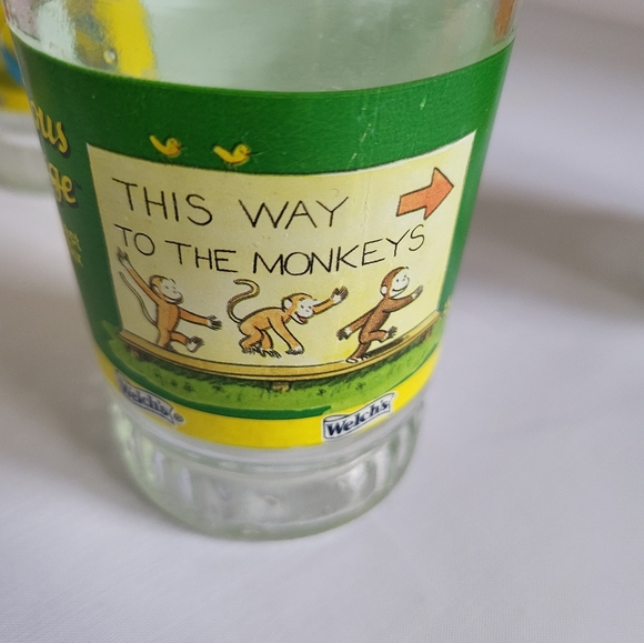 Vintage Curious George Welches Juice Glasses - Picture 7 of 8